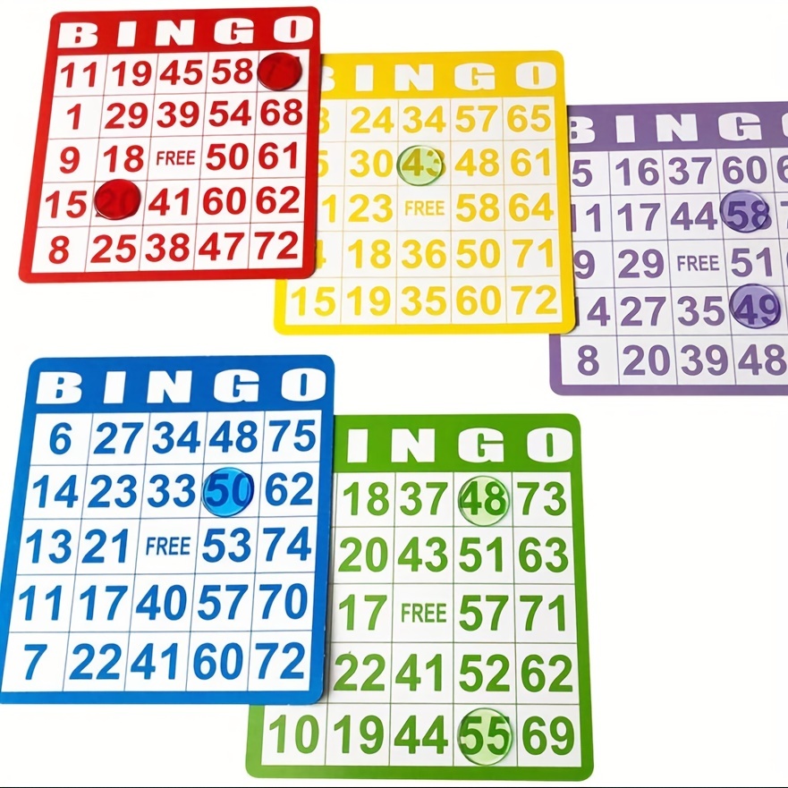 Genérico 480 Cartones de Bingo Troquelados + Juego de Bingo para PC Gratis  (480 Cartones, Azul) : : Juguetes y juegos