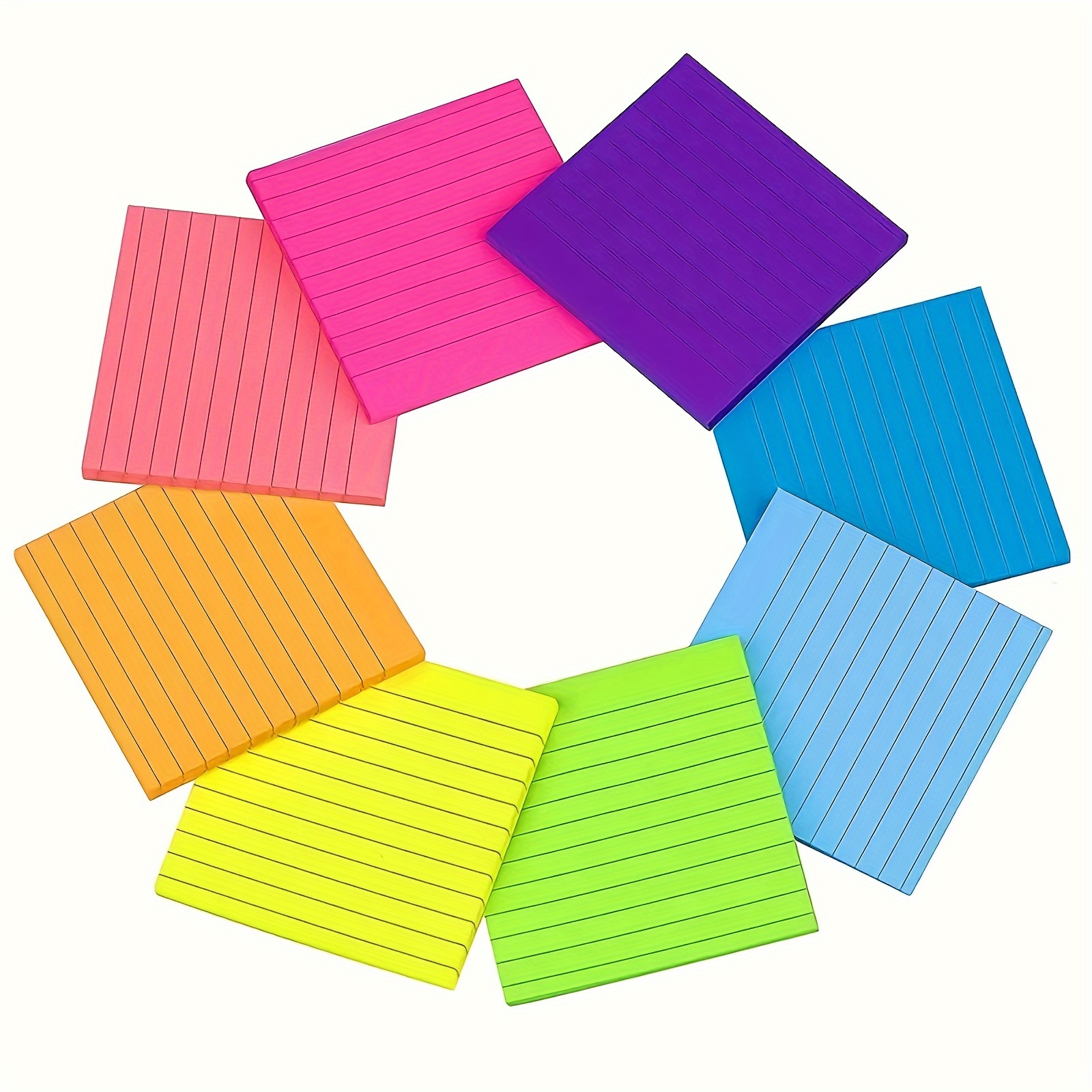 1pc Student Office Sticky Notes, Horizontal Line Sticky Notes, Large And  Medium-Sized Post-It Notes, Can Be Pasted Multiple Times