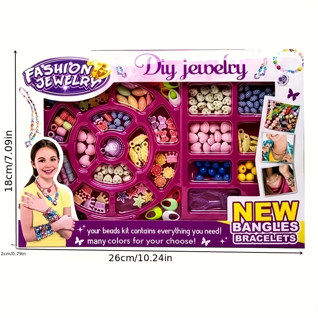 Girls Charm Bracelet Maker Kit - Diy Jewelry Maker Kit For Kids
