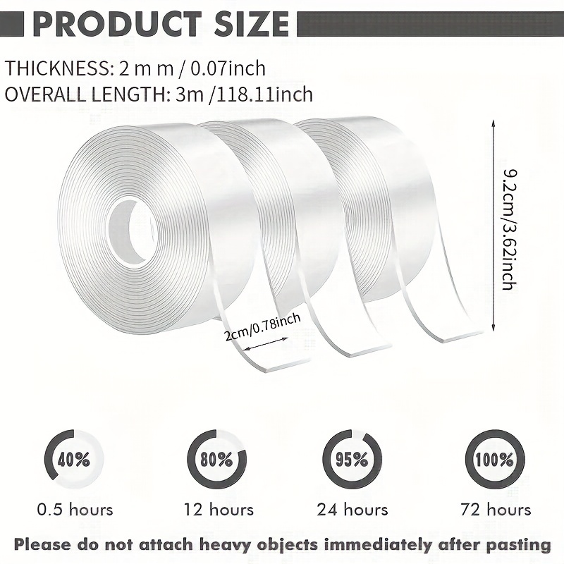 Double Sided Tape – Large ( 0.5 Inch )