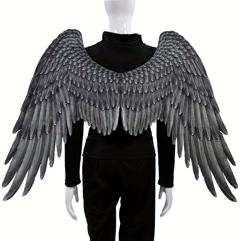 Angel Wings Feather Wing White Swallow Black Devil Wings for Wedding Party Halloween Stage