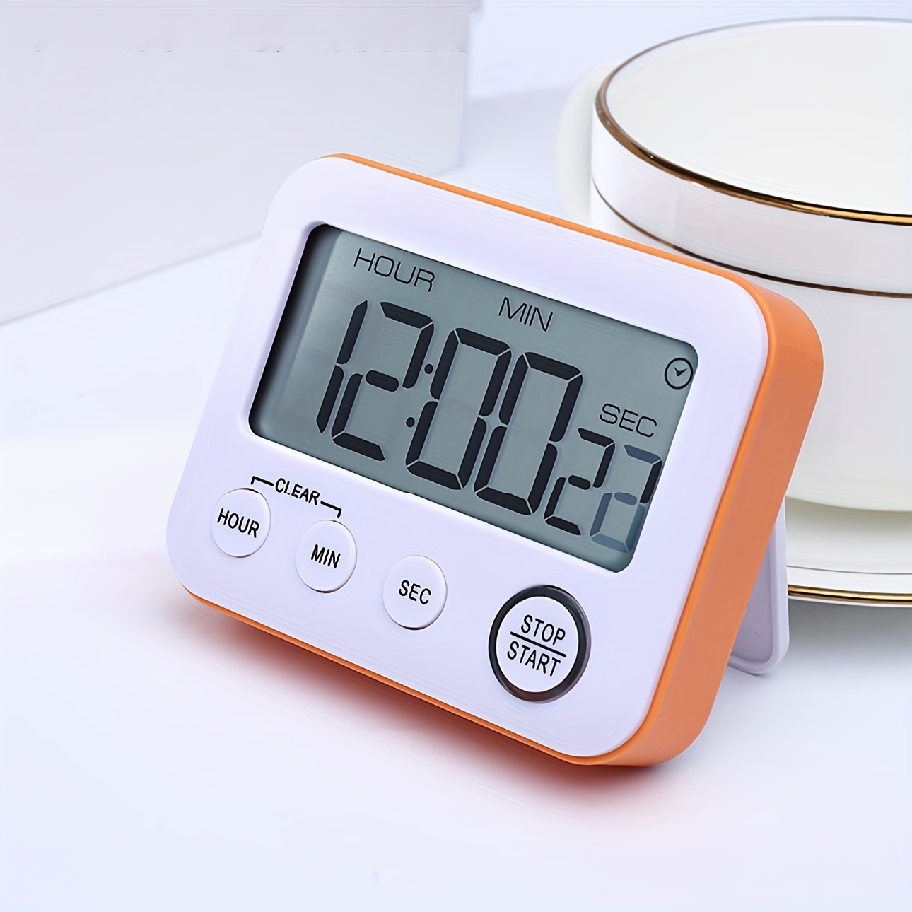 Digital Kitchen Timer for Cooking Big Digit Alarm Magnetic Backing