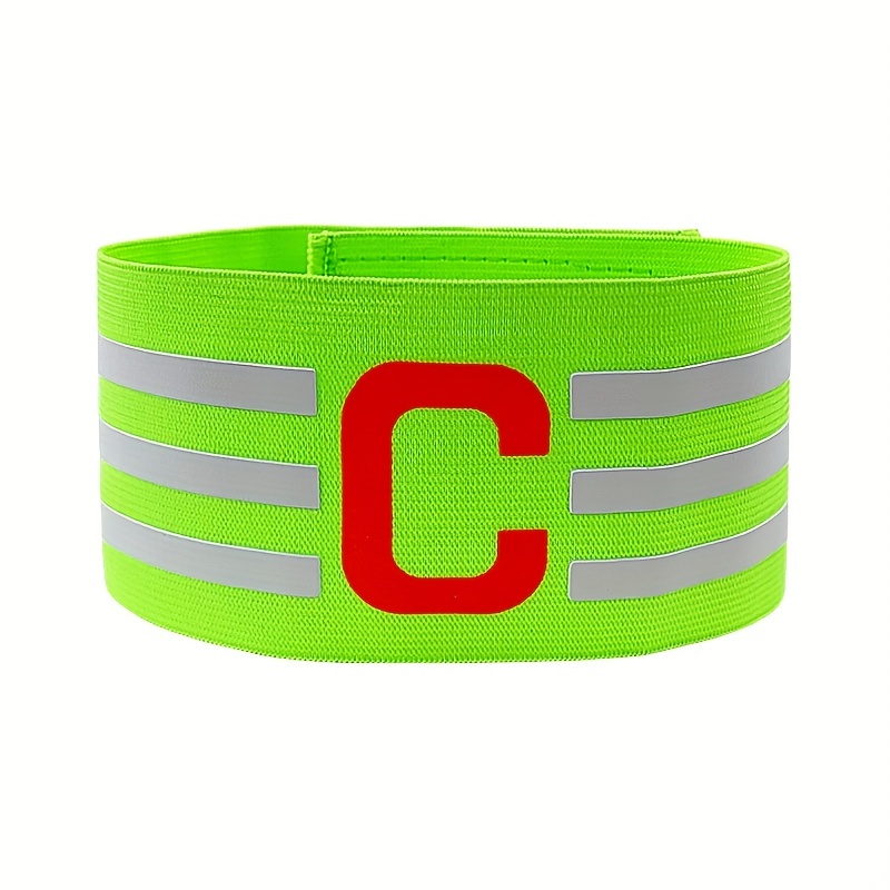 1pc elastic captain armband for youth and adult comfortable and secure wristband for team sports