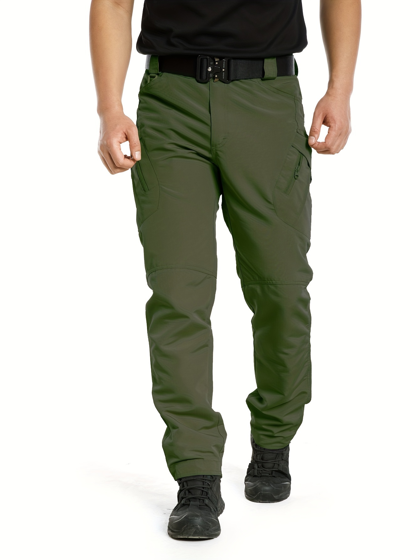  Pantalones tácticos de senderismo para hombre, con múltiples  bolsillos, pantalones de trabajo de combate, pantalones de senderismo, A :  Ropa, Zapatos y Joyería