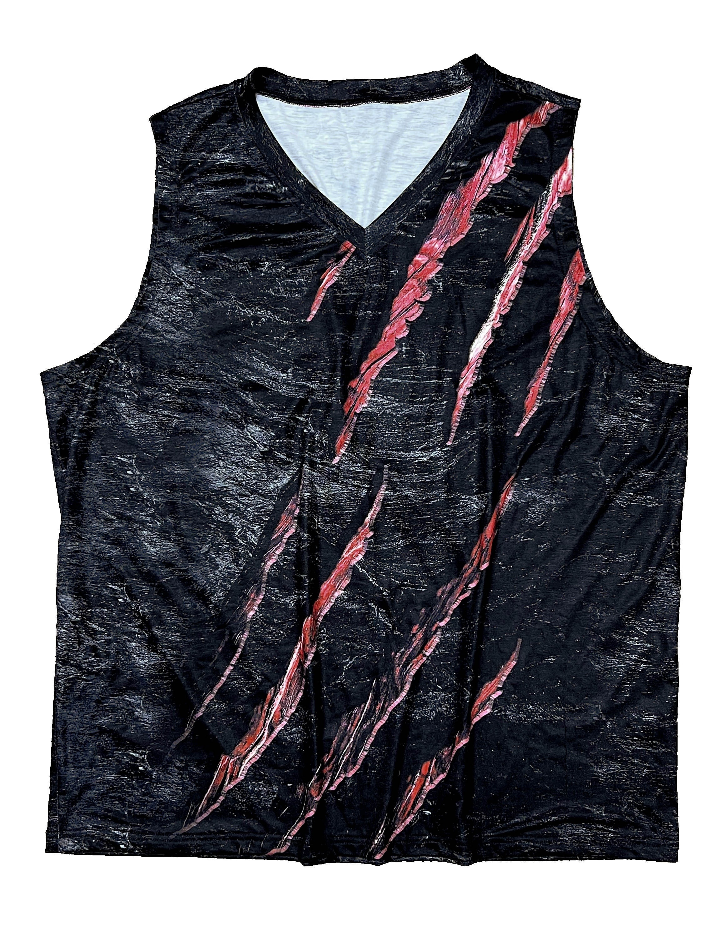 Sleeveless Jersey  Black and red, Tank top fashion, Sleeveless