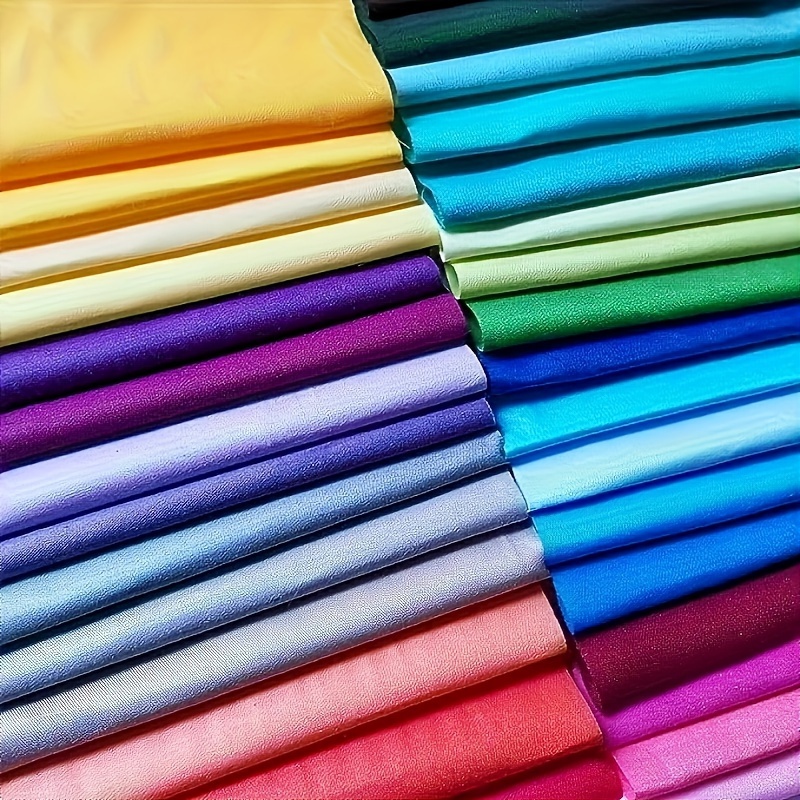 Precut Multi colors Cotton Fabric Squares Fabric Bundles - Temu