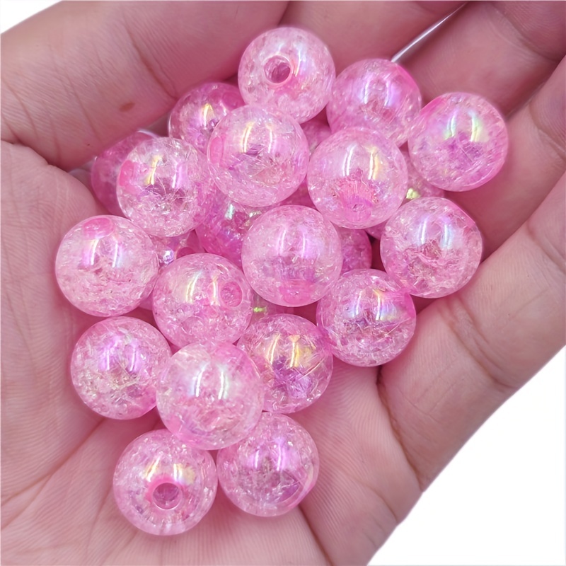 Round Crack Big Loose Charms Beads For Jewelry Making Diy Necklace Bracelet  Phone Chain Pendant Beaded Craft Supplies - Temu Czech Republic