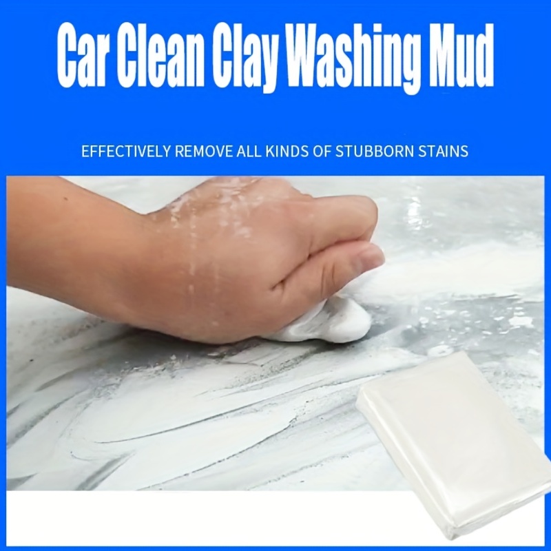 4pcs Large Car Clay Bars Auto Detailing And Clay Bar Lubricant Tablets Clay  Bar Kit, Car Cleaning Wash Mud, For Car Detailing No-Damage Cleaning