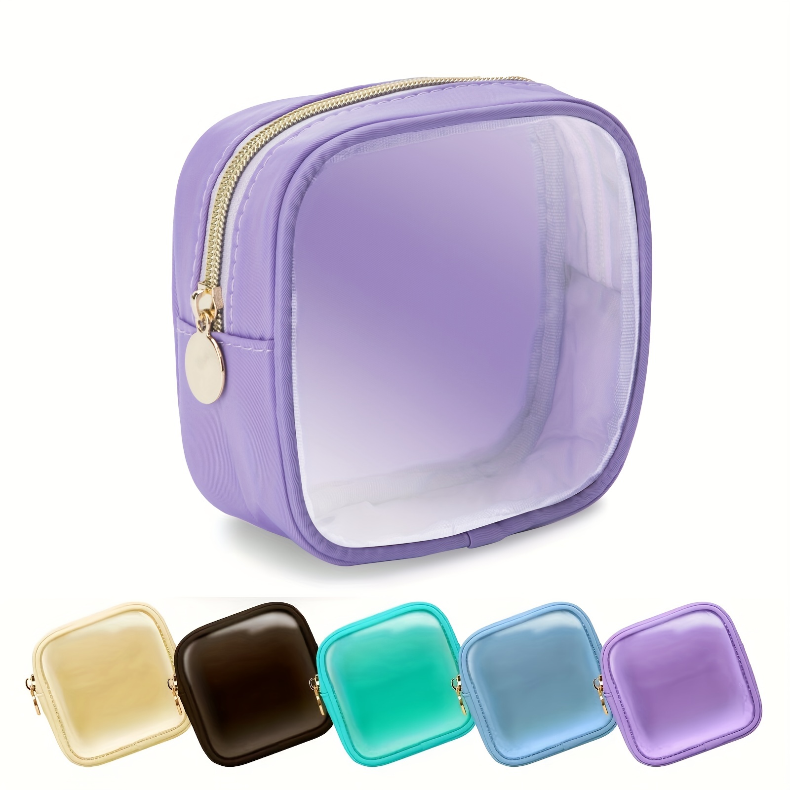 Women's Small Cosmetic Bag Zipper Girls Mini Sanitary Napkins