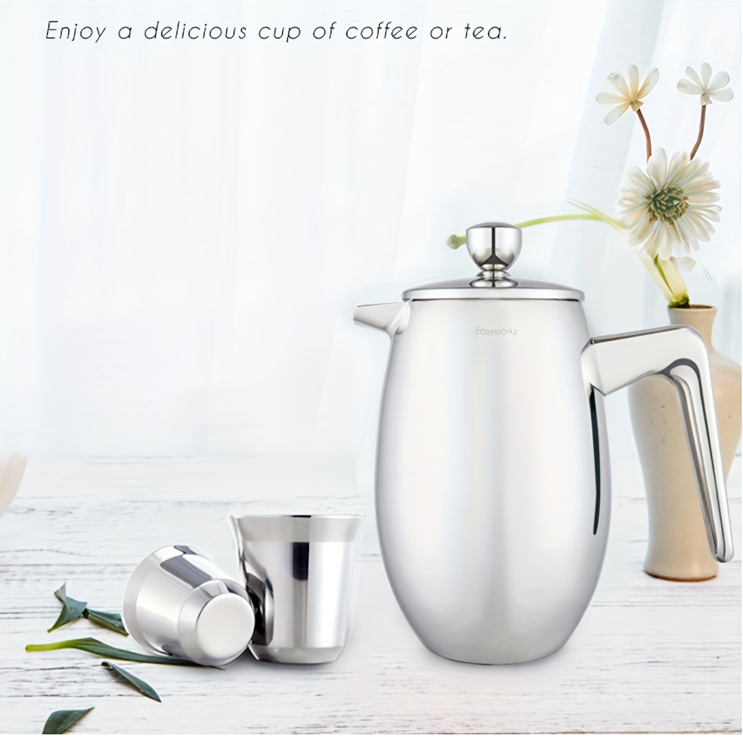 1pc Stainless Steel Thermos Pot, Commercial Thermos Teapot