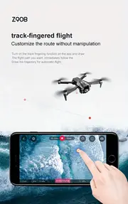 Z908MAX Remote Control Optical Flow ESC Dual Camera Drone (double/three Batteries), Brushless Motor, One-button Lifting, Headless Mode, Gravity Sensing details 14