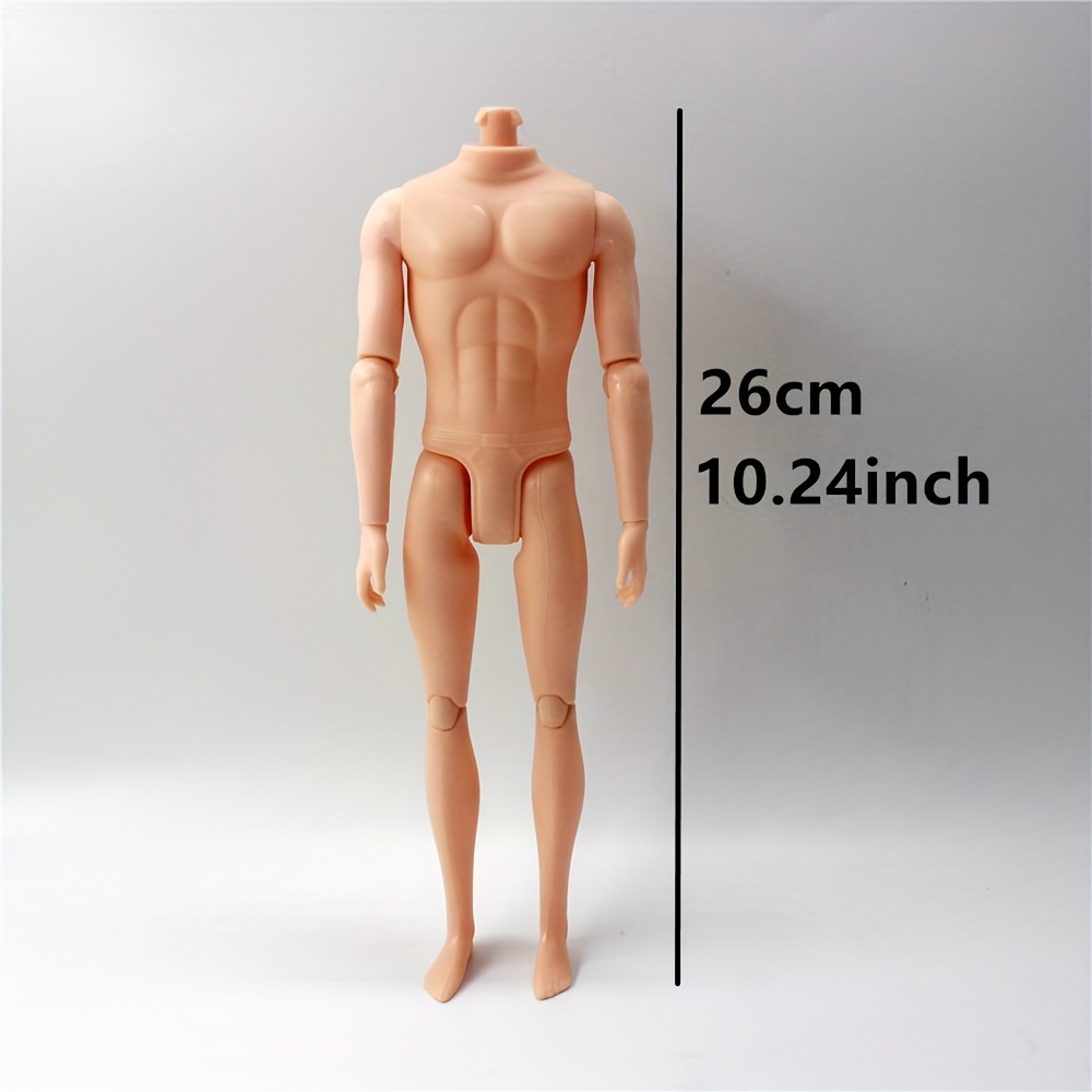 Moveable Jointed 30cm Male Prince Naked Nude Anatomically Correct