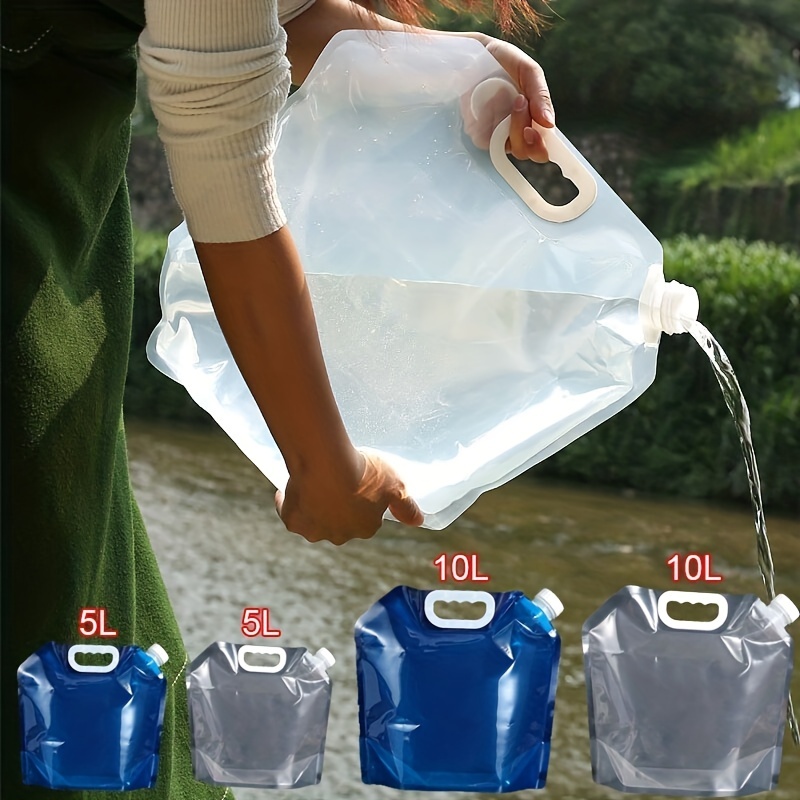 

5l/10l Portable Foldable Water Container: Perfect For Outdoor Camping, Picnics & Bbqs!