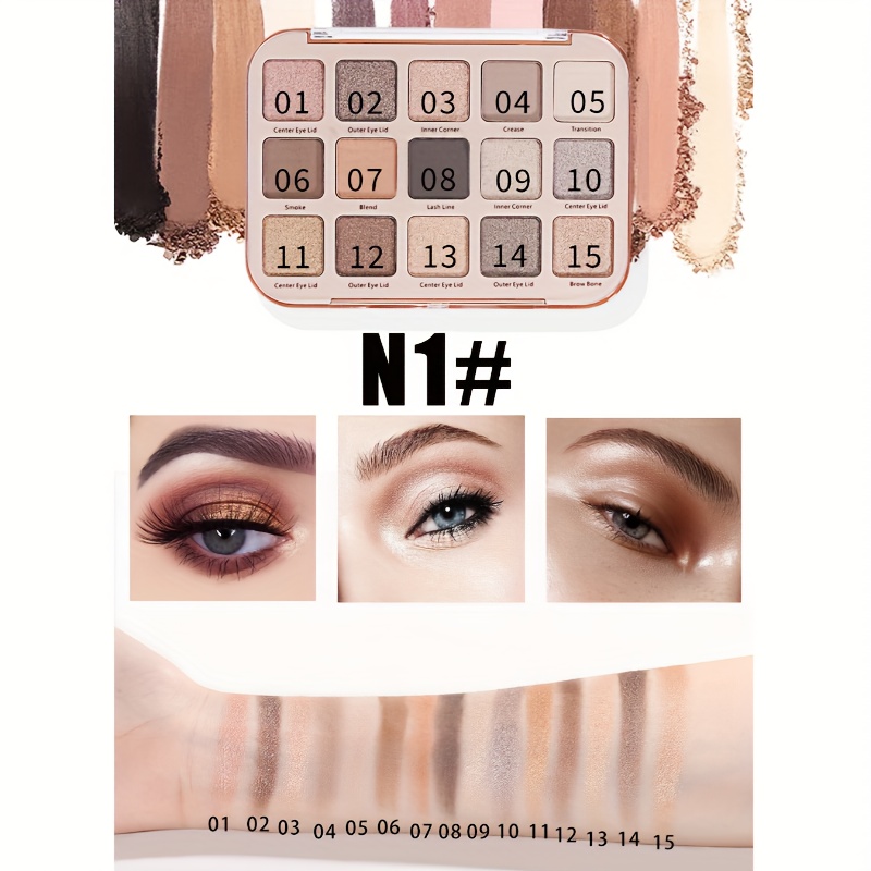 Multifunctional Eyeshadow Palette Matte Contouring Long Lasting