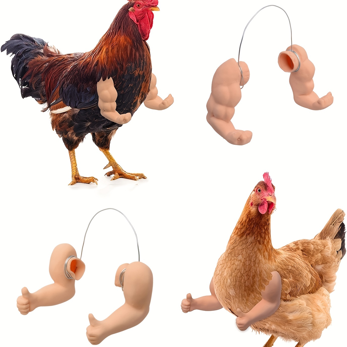Chicken T-Rex Arms Gag Gift Chicken Arms for Chicken Cosplay Costume Chicken  Arms Toy 