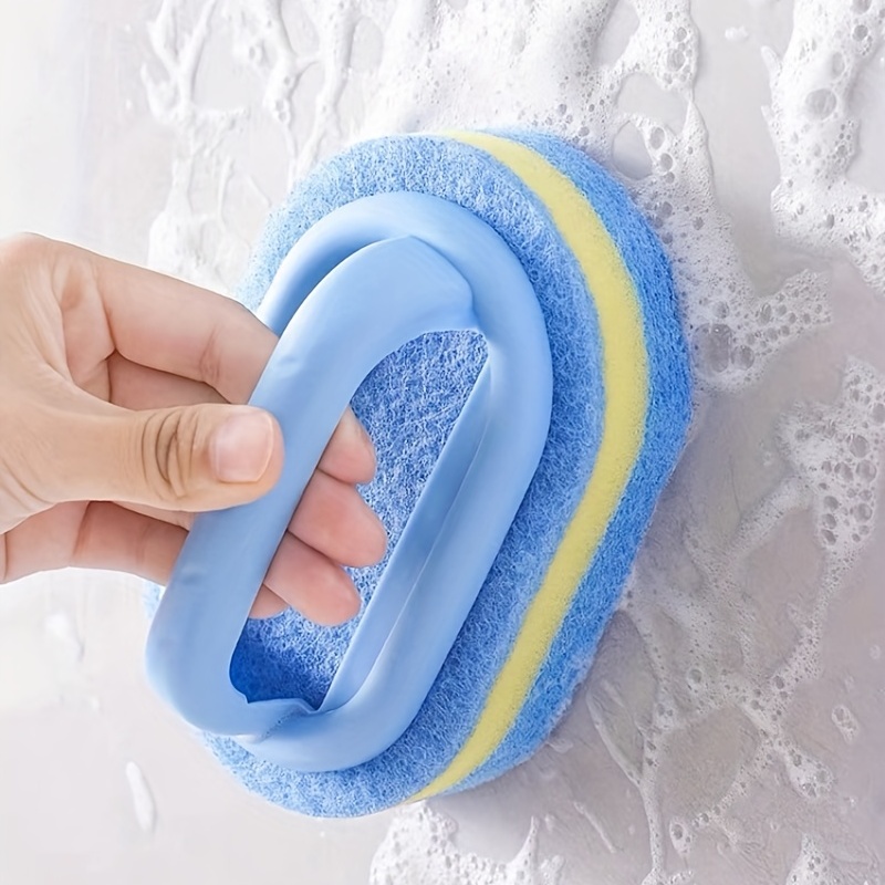  Dish Brush Blue Multi-Function Handles Sponge Brush