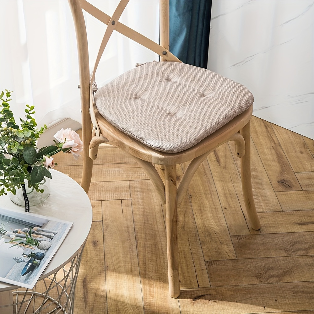 Simple Linen Cushion Four-season Universal Chair Cushion Office