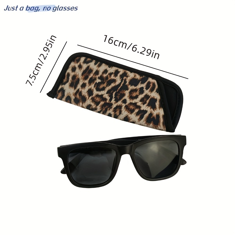 Mini Sunglasses Pouch Pattern Storage Bag Lightweight Travel Accessory