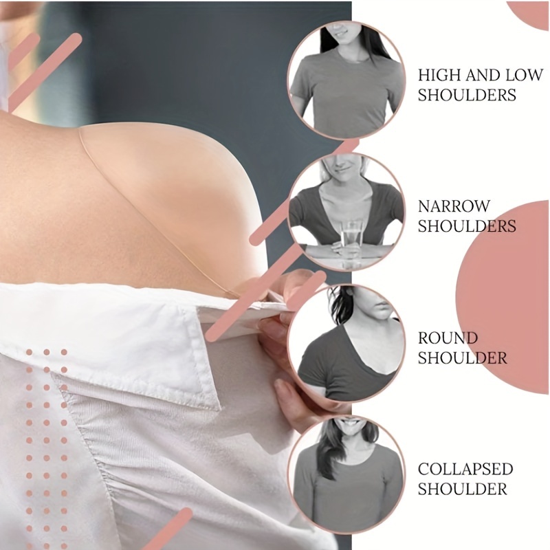 Invisible Removable Breathable Silicone Shoulder Pads For - Temu Ireland