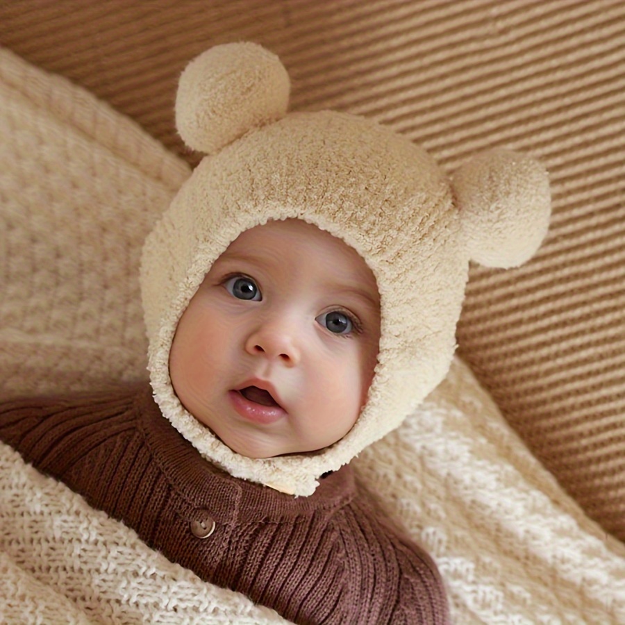 Baby Autumn Winter Cute Hat Kids Winter Baby Beanie Hat - Temu