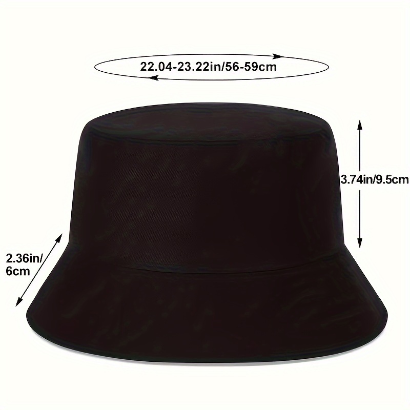 Printed Bucket Hat For Men & Women - Breathable Sun Hat For
