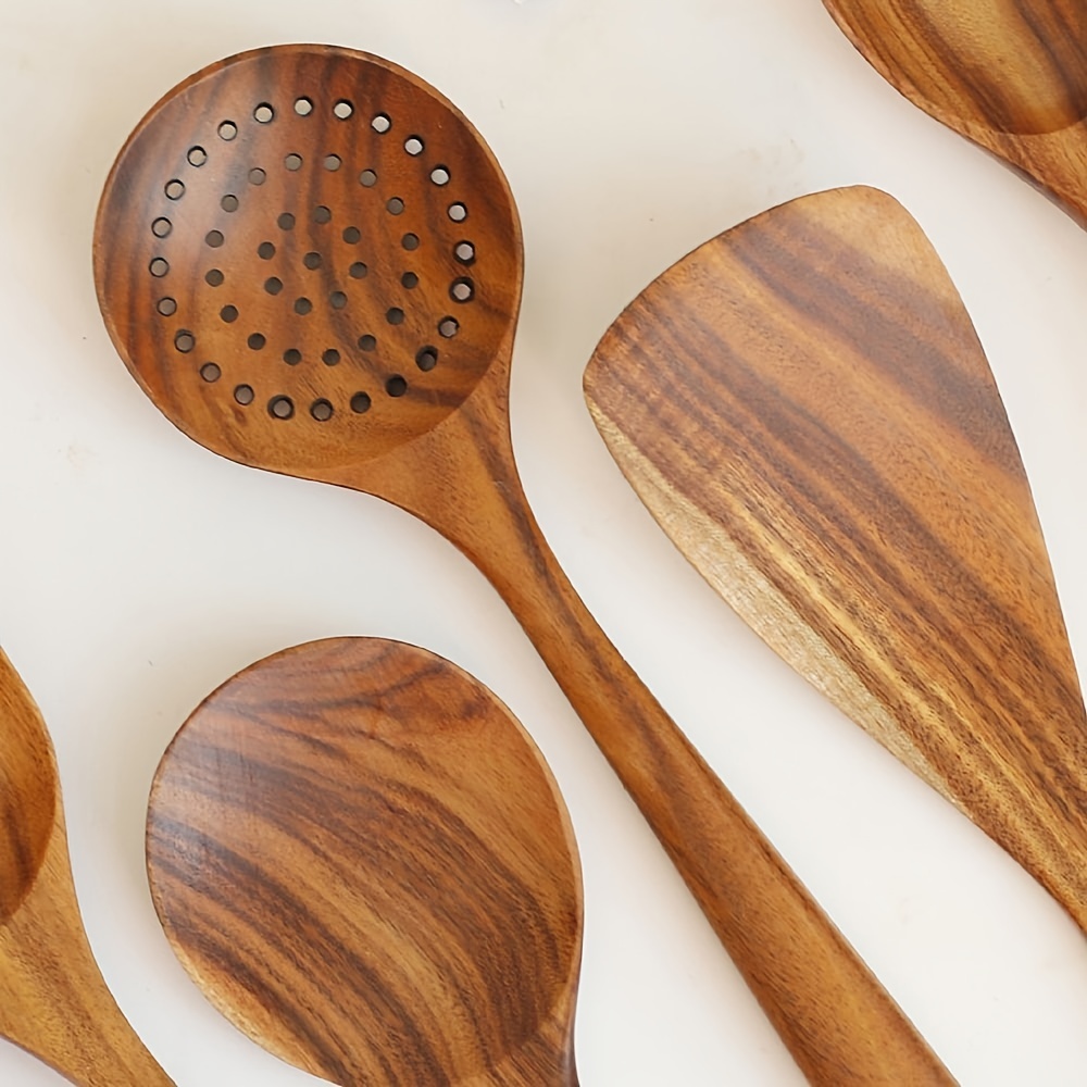 Teak Wood Soup Cooking Serving Ladle