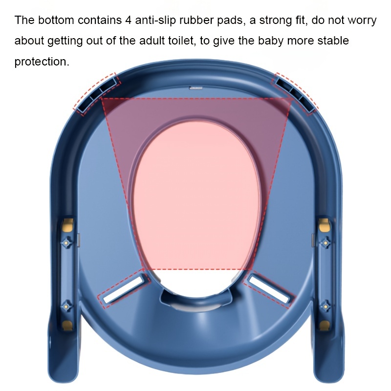 Kids Foldable Toilet Seat with Ladder for Potty Training