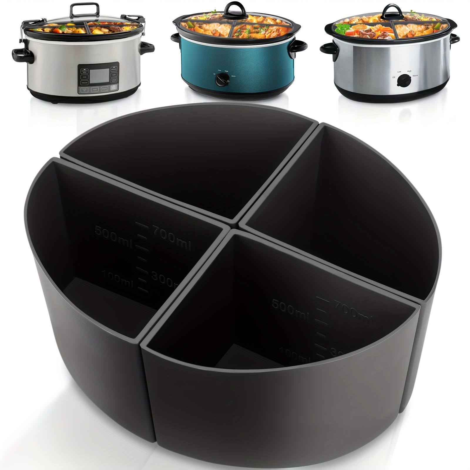 Slow Cooker Liners Silicone Slow Cooker Liner Reusable Slow - Temu