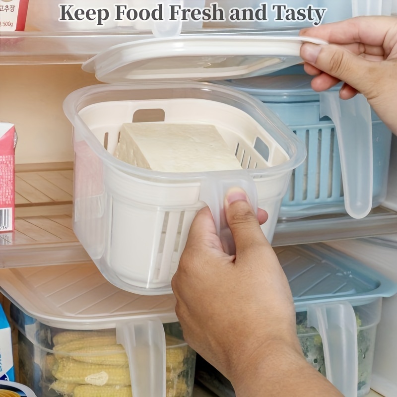 1pc Mini Refrigerator Food Storage Box, Student Mini Lunch Box