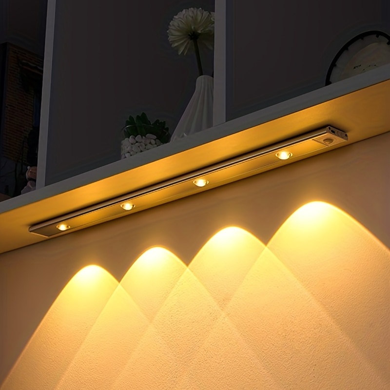 Led Motion Sensing Closet Lights 3 color Dimmable - Temu Canada