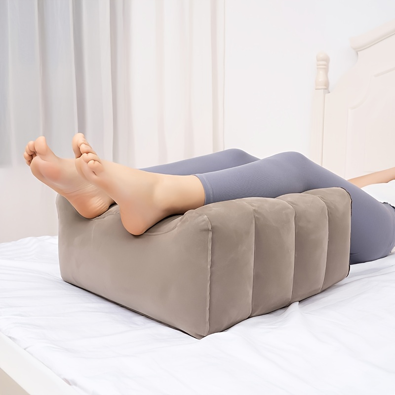 1pc Inflatable Leg Rest Pillow Wedge, Leg Support Pillow, Leg Wedge Pillow