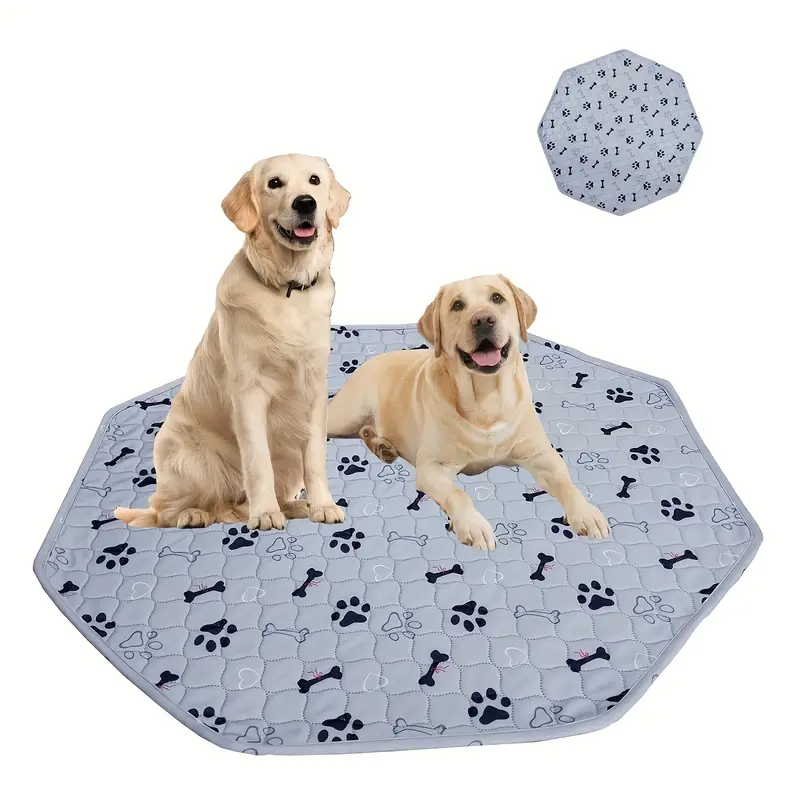 Octagon Dog Pee Pads, Washable Pet Cat Sleep Play Pad, Reusable Dogs Puppy  Mat, Pet Training Pads For Dogs, Absorbent And Leak-proof Whelping Pads,  Non-slip Puppy Pads, Puppy Training Pads For Playpen