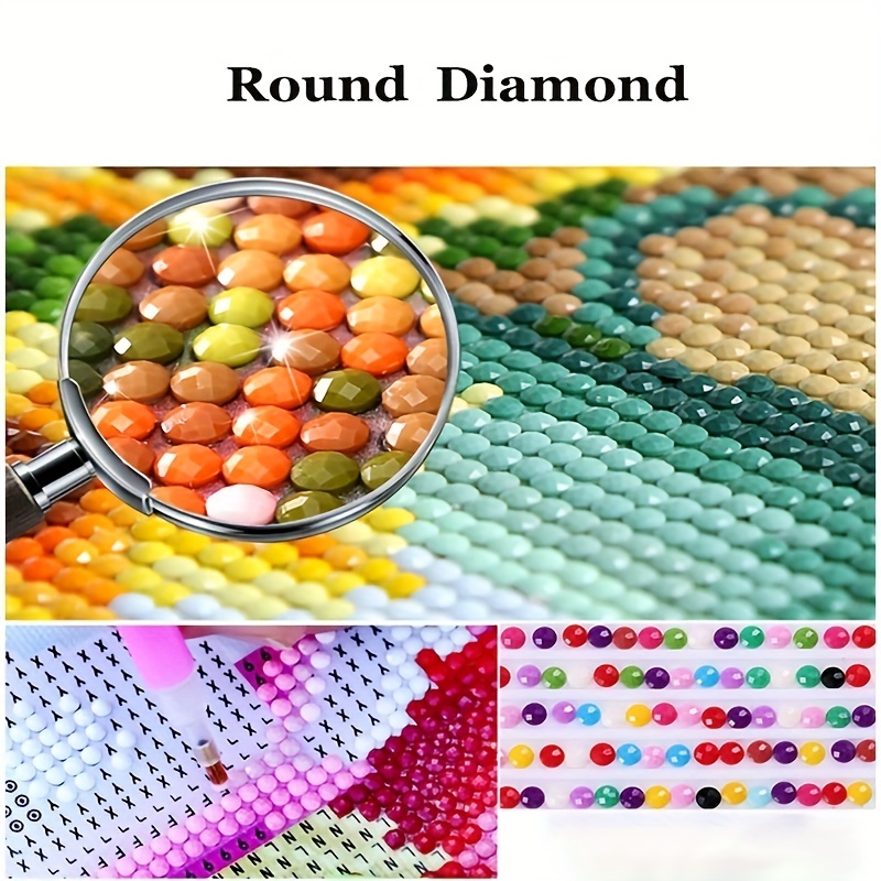 DIY round square Diamond Painting Cross Stitch cartoon Anime One Piece  Diamond Embroidery Complete Diamonds Decorative gift