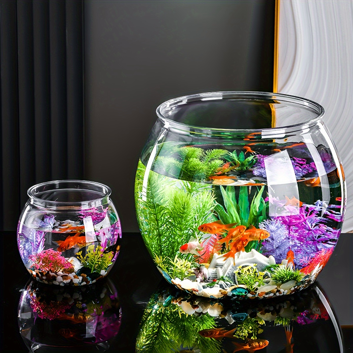 Mini Fish Tank Decorations - Temu