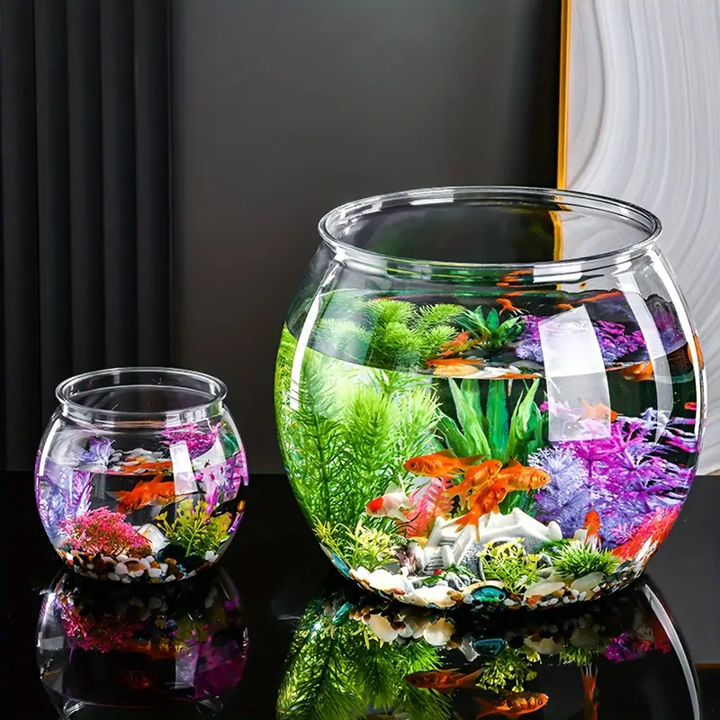 Plastic Transparent Goldfish Tank Guest Table Hall - Temu United