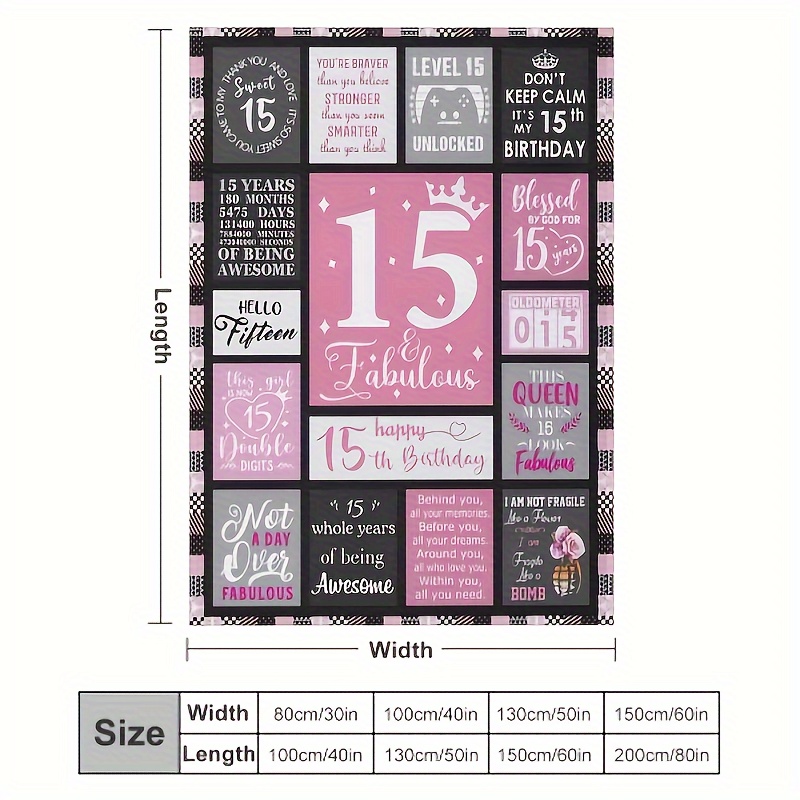 14 Year Old Girl Gift Ideas Blanket Gifts For 14 Year Old - Temu United  Arab Emirates