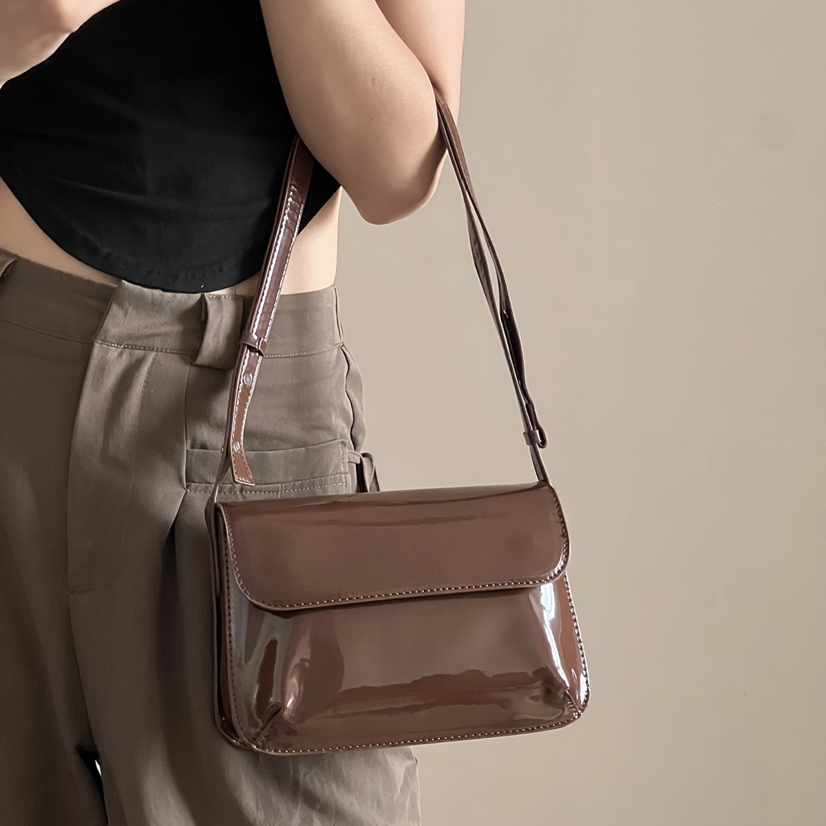 Minimalist Square Handbag Shoulder Bag