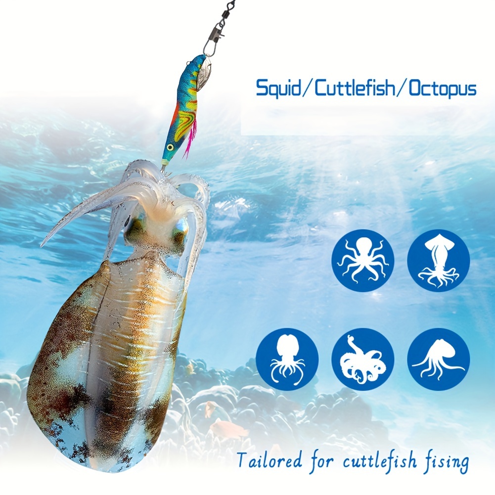 Floating Fishing Squid Lure Saltwater Fishing Bait Squid - Temu