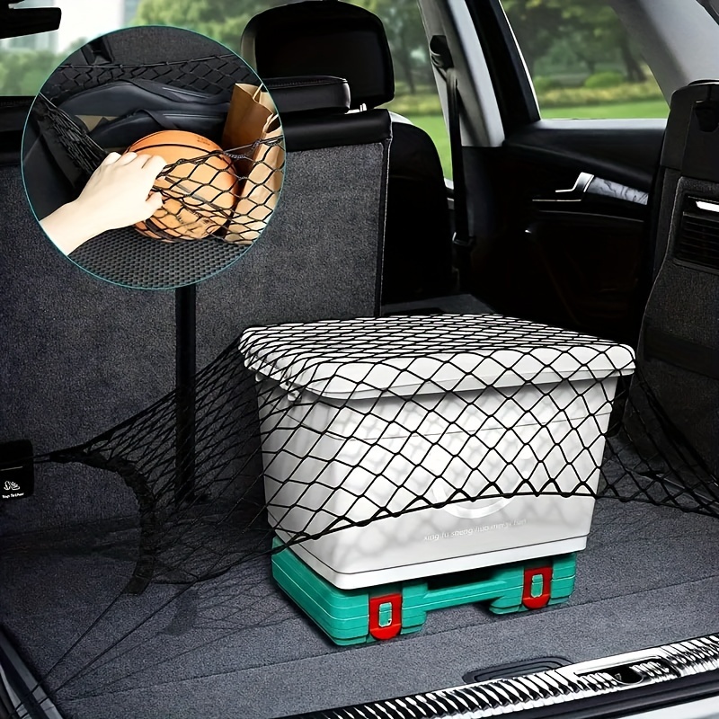 Auto Kofferraumnetz Tasche SUV Universal Auto Aufbewahrungstasche Gepäck  Fixiertes Netz Vertikales Blocknetz
