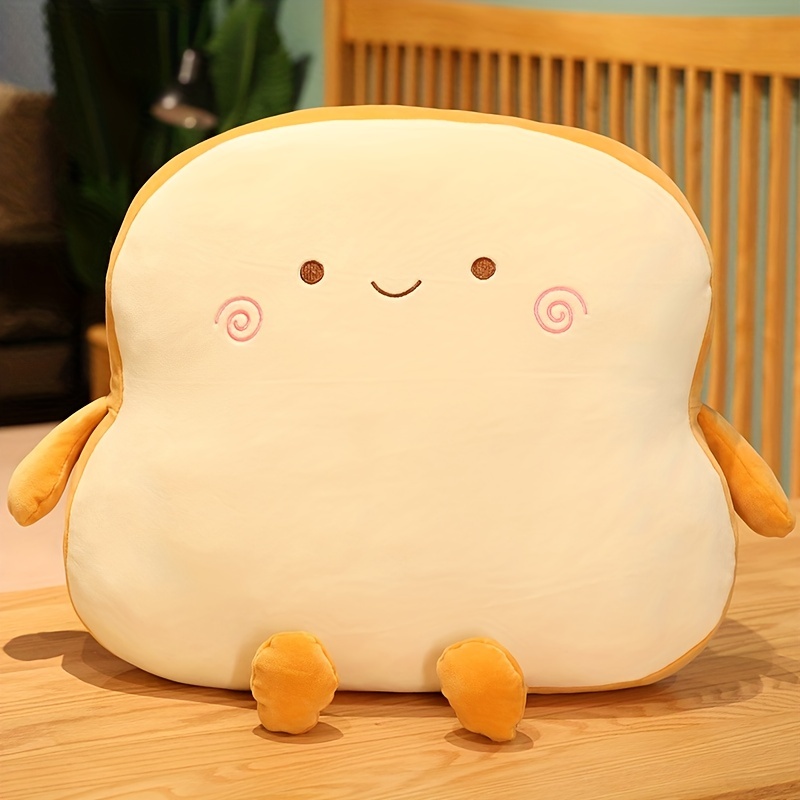 Plush Bread Pillow Simulation Food Toast Soft Doll Pillow Cushion