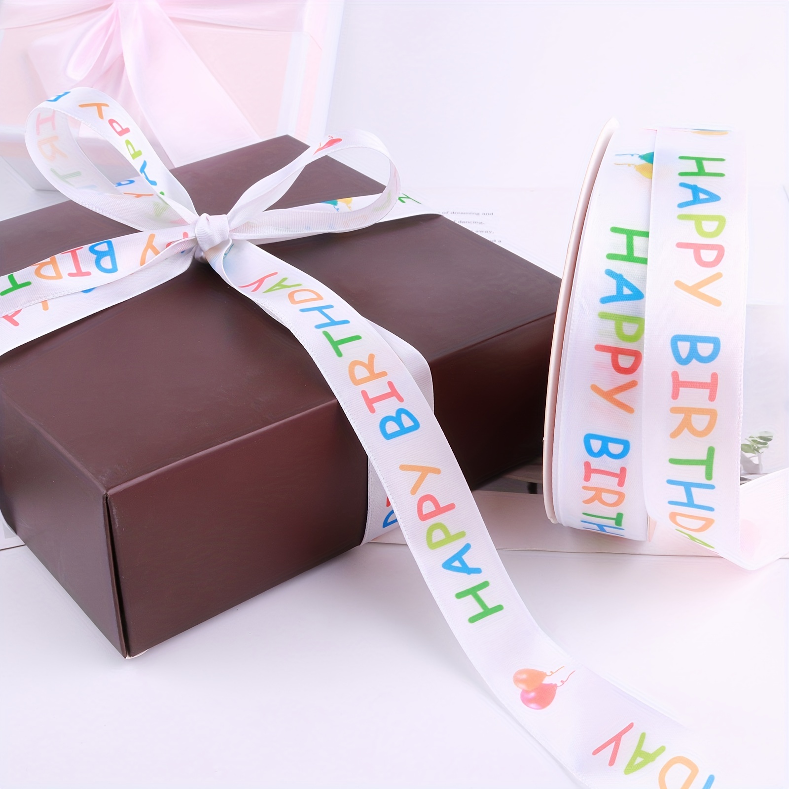 Happy Birthday Birthday Ribbons  Happy Birthday Satin Belt - Party &  Holiday Diy Decorations - Aliexpress