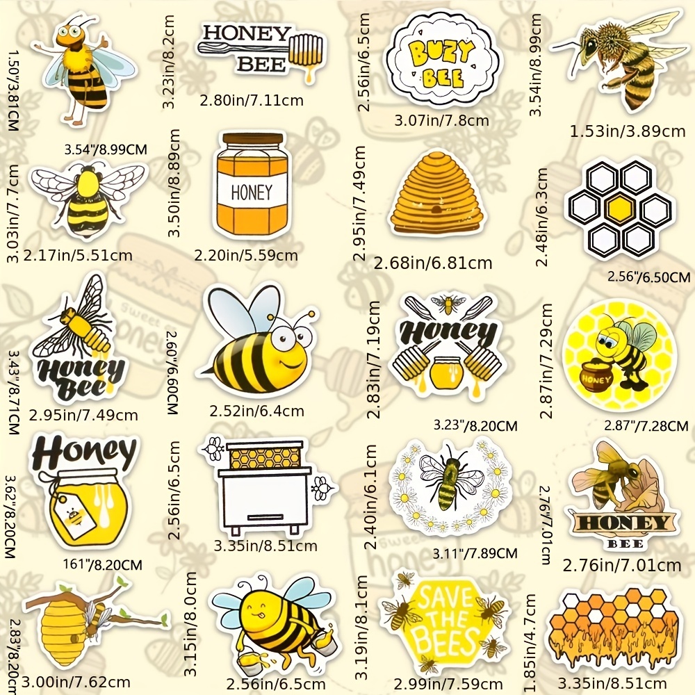 Adorable Bee Sticker Toys Perfect Gift Cartoon Honey Insect - Temu Germany