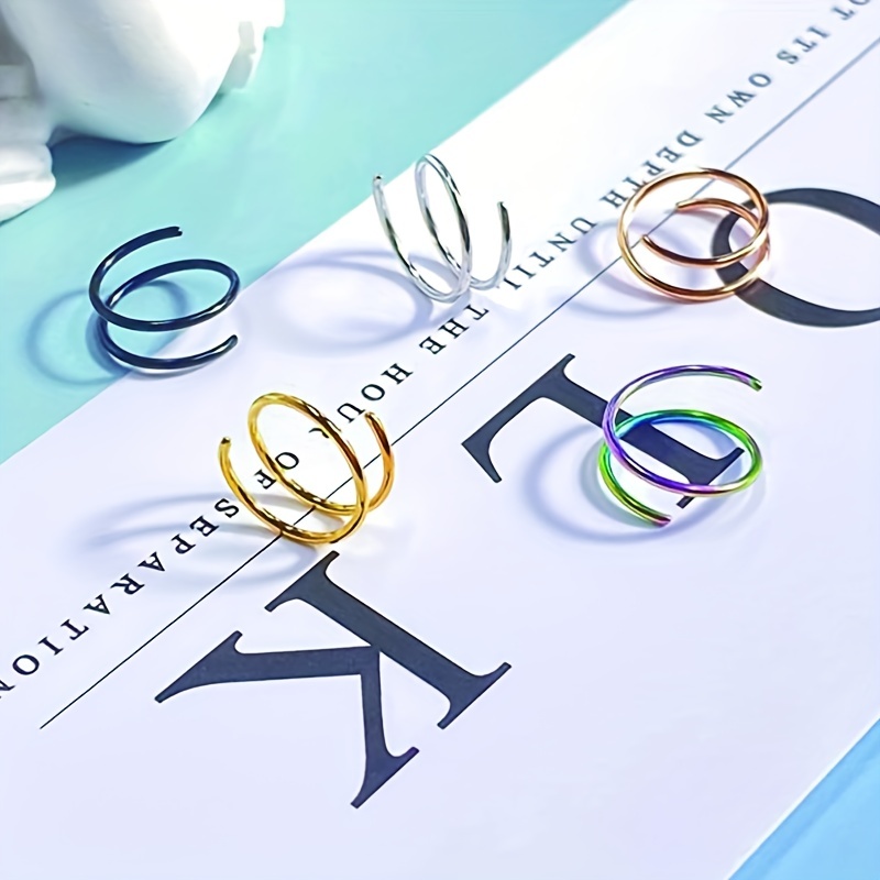 Double Helix Nose Rings, Hot Style for Ladies