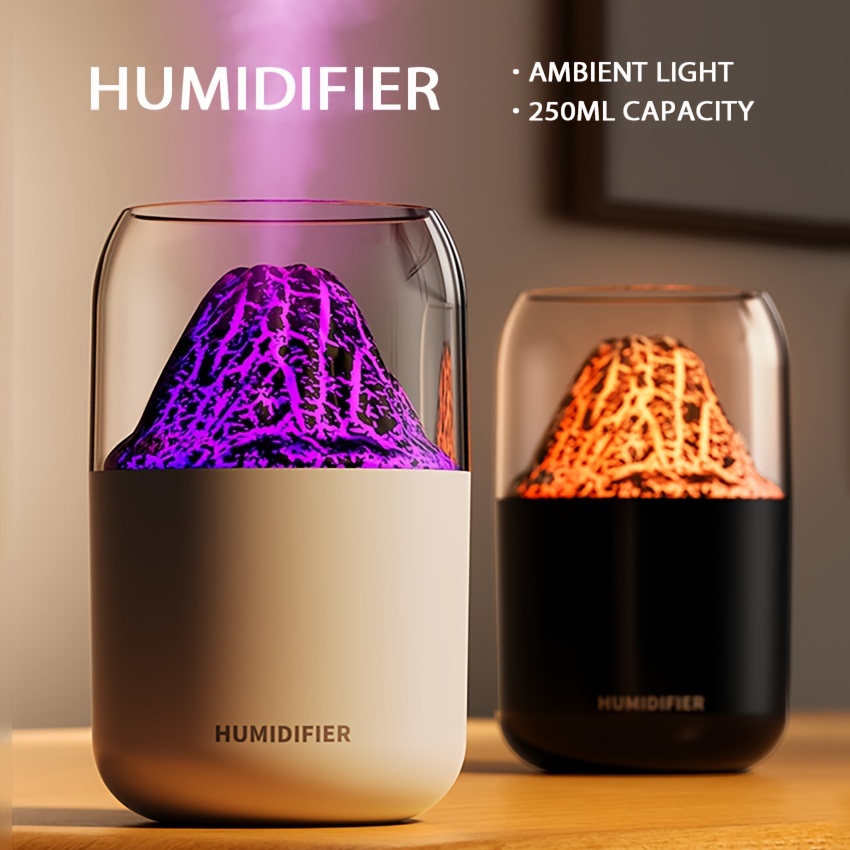 Usb Flame Aromatherapy Humidifiers Diffusers With Colored - Temu