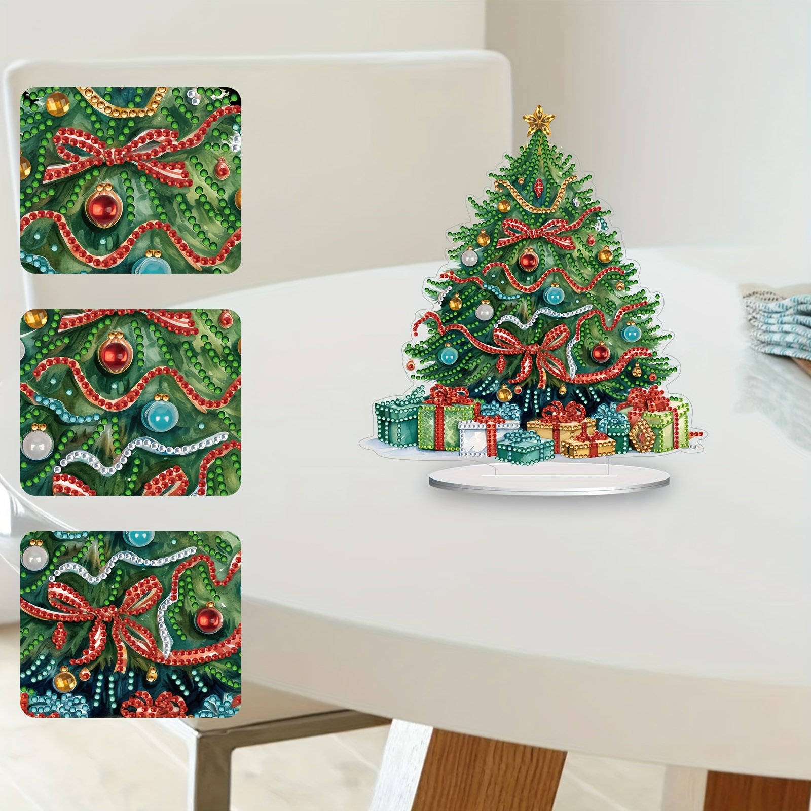 Diamond Painting Christmas Tree Desktop Ornaments Kits For - Temu