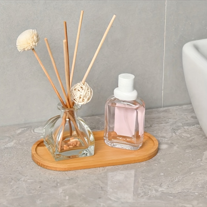 Bamboo & Wood Pallets for Shampoo Bottles - Oval, Rectangular, Circular