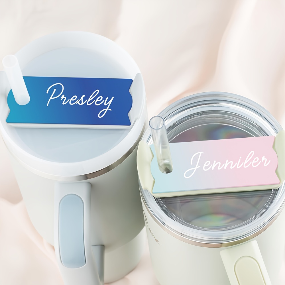 Stanley Tumbler Name Tag - Personalized Name, Color, Fonts