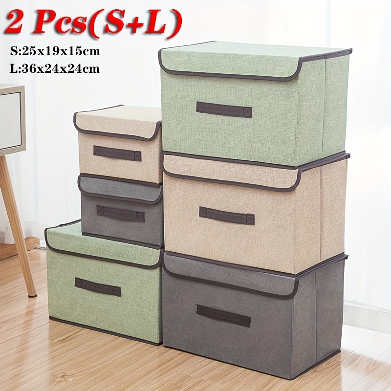 

Two-piece Storage Box For Storing Clothes Miscellaneous Toys, Foldable Storage Box For Organizing And Moving