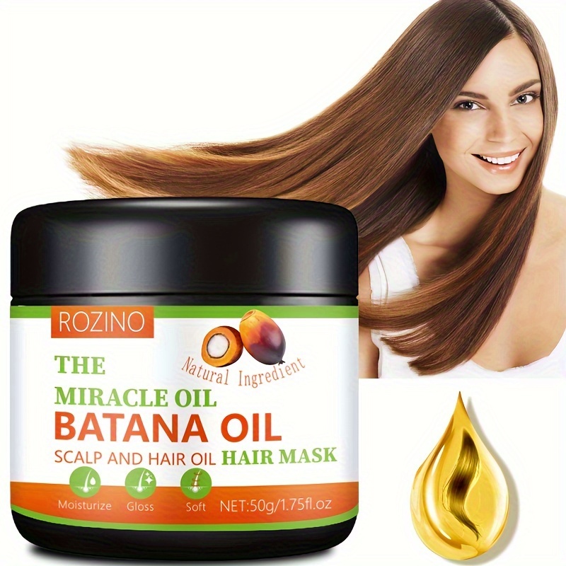 

Batana Oil Hair Mask, Contains Natural Batana Oil, Deep Moisturizing And Smoothing Hair, Professional Hair Care Mask
