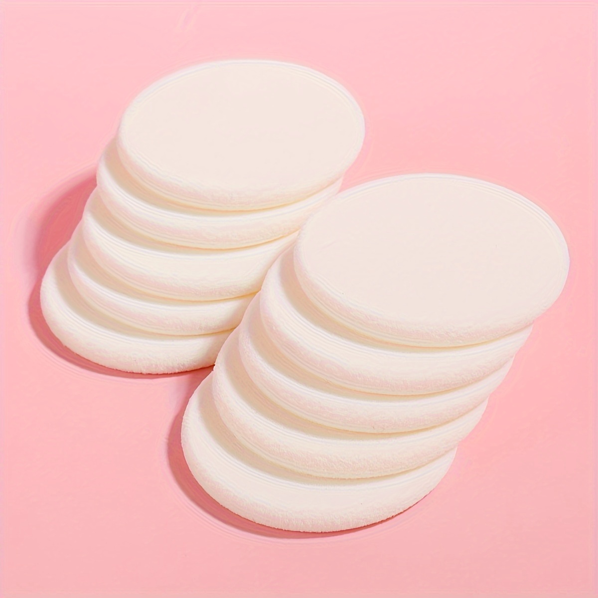 Powder Puff Round Cosmetic Powder Makeup Puffs Pads Makeup - Temu